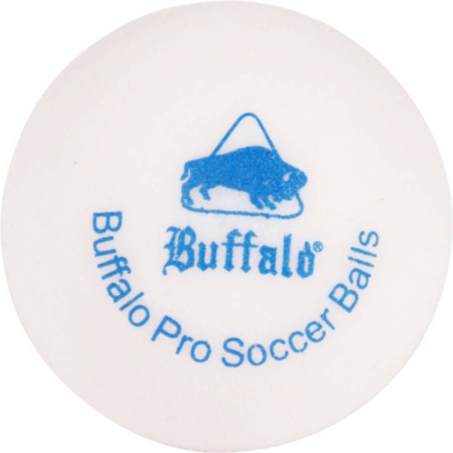 Buffalo Pro Set tafelvoetbalballetjes (wit)