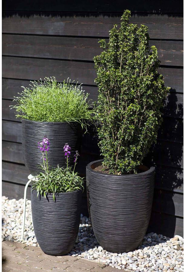 Capi bloempot Nature Rib (Ø35x34 cm)