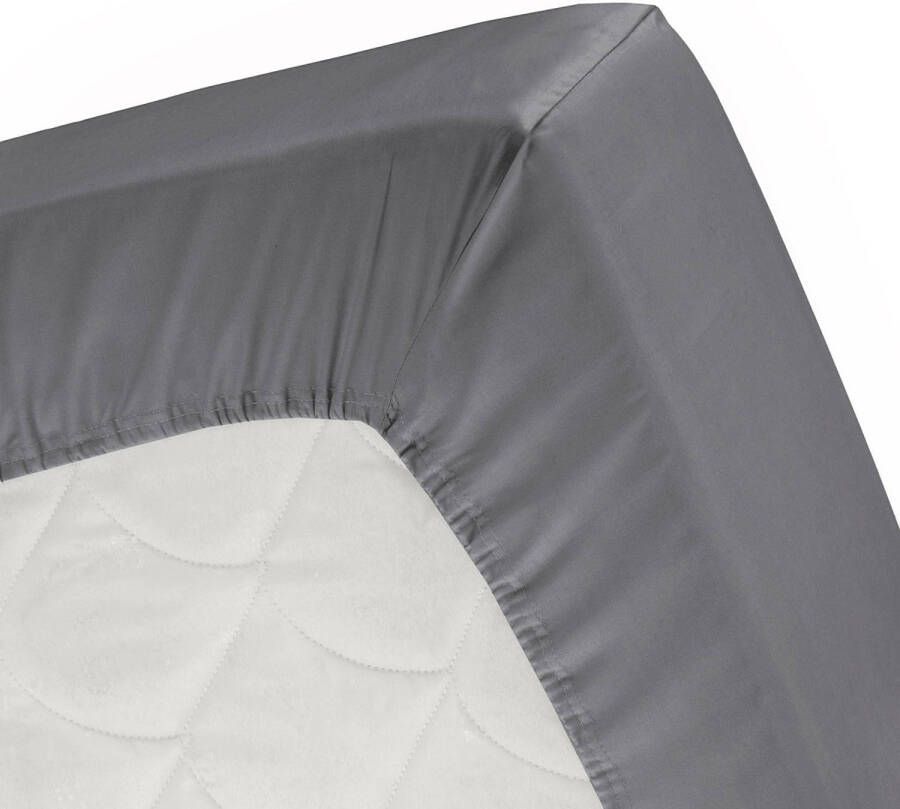 Cinderella jersey hoeslaken topmatras antraciet (tot 15 cm)