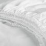 Cinderella katoen-satijn hoeslaken 100% katoen-satijn Lits-jumeaux (180x220 cm) White - Thumbnail 8