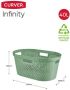 Keter Curver Wasmand Infinity Recycled Dots 40l 58 5x38x26 5cm Groen - Thumbnail 4