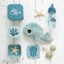 Done by Deer broodtrommel snack box set (3 stuks) Sea friends Blue - Thumbnail 2