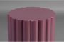 Dutchbone Bijzettafel Kruk Camila Plum Rond - Thumbnail 3