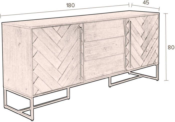 Dutchbone dressoir Class