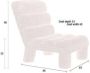 Dutchbone Fauteuil Fern Bouclé Beige - Thumbnail 3