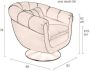 Dutchbone Fauteuil 'Member' kleur Goud - Thumbnail 4