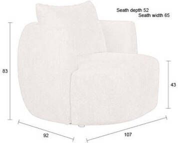 Dutchbone fauteuil Rocca