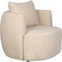 Dutchbone Fauteuil Rocca Geweven stof Latte - Thumbnail 3