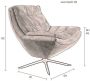 Dutchbone Draaifauteuil Vince Rib - Thumbnail 5