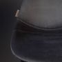 Dutchbone Barkruk 'Franky' Velvet (zithoogte 65cm) kleur Grijs - Thumbnail 3