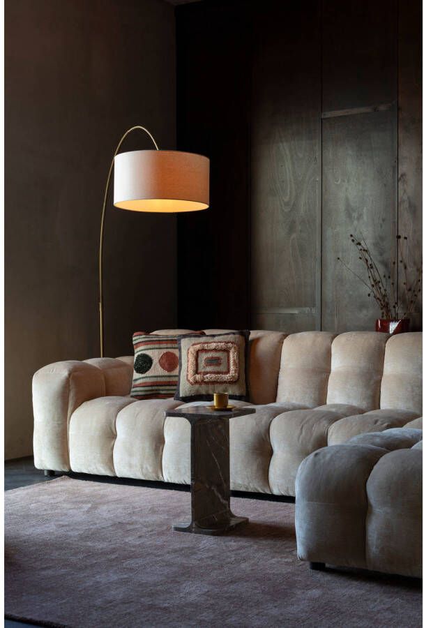 Dutchbone Hackman 4 5-zitsbank Velours Beige