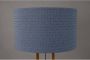 Dutchbone Nashville vloerlamp staande lamp Hout Blauw Bruin - Thumbnail 5