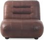 Dutchbone Wyatt Fauteuil Leer Chocolade Bruin - Thumbnail 3