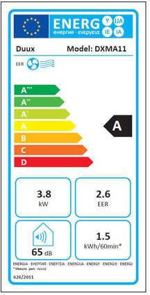 Duux North Smart Mobiele Airco 14K BTU h Wit