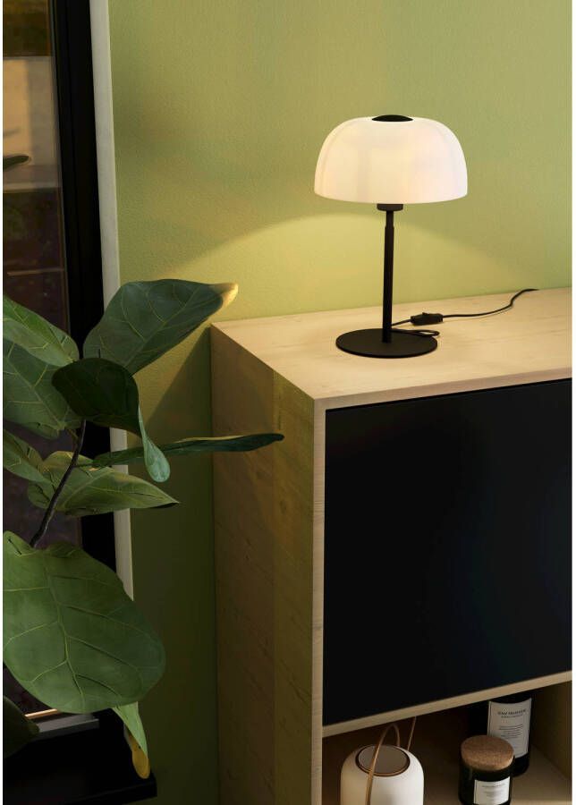EGLO Solo 2 Tafellamp E27 41 5 cm Zwart Wit
