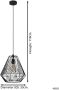EGLO Hanglamp STYPE Hanglamp in zwart van staal excl. E27 40W (1 stuk) - Thumbnail 3
