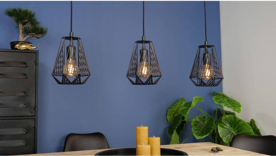EGLO Stype Hanglamp - E27 - 96 cm - Zwart