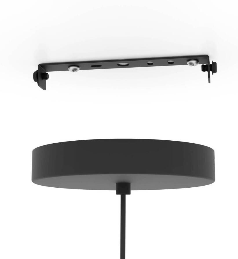 EGLO Connect.z Ginestrone-Z Hanglamp Ø 45 cm Zwart Wit Instelbaar RGB & wit licht Dimbaar Zigbee