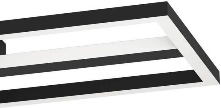 EGLO Connect.z Calagrano-Z Smart Plafondlamp - 64 cm - Zwart Wit - Instelbaar RGB & wit licht - Dimbaar - Zigbee