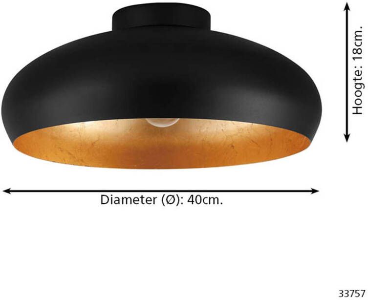 EGLO plafondlamp Mogano