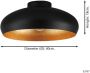 EGLO Plafondlamp Mogano Zwart Goud ⌀40cm E27 - Thumbnail 3