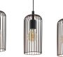 EGLO hanglamp Roccamena 3-lichts zwart koperkleurig Leen Bakker - Thumbnail 6