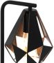 EGLO Carlton 4 Tafellamp E27 50 5 cm Zwart Koper - Thumbnail 5