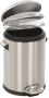 EKO Belle Deluxe pedaalemmer 5 liter Stainless steel Plastic mat RVS - Thumbnail 3