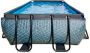 EXIT Toys EXIT Stone zwembad 540x250x100cm met filterpomp grijs - Thumbnail 4