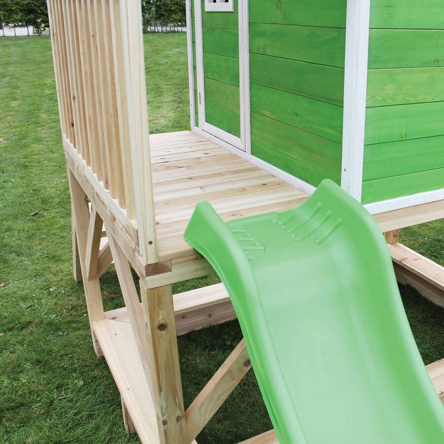 EXIT Loft 500 houten speelhuis groen