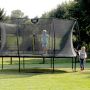 EXIT Tiggy junior trampoline ø140cm met beugel (Kleur rand: zwart lime groen) - Thumbnail 7