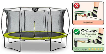 EXIT Silhouette trampoline Ø427 cm