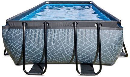EXIT Premium zwembad Stone met overkapping (400x200 cm)