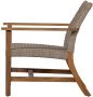 Exotan Outdoor Fauteuil Copper Teakhout en wicker Naturel - Thumbnail 3