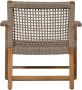 Exotan Outdoor Fauteuil Copper Teakhout en wicker Naturel - Thumbnail 4