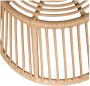 WOOOD Outdoor Hocker Bijzettafel Alatna Wicker 43cm Naturel Rond - Thumbnail 2