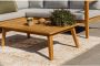 Exotan Loungeset Buiten Lucca Teak Naturel 68x222x222 - Thumbnail 4