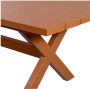 Exotan Delta Picknicktafel Tuin Aluminium Terra 75x220x105 - Thumbnail 2