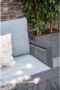 Van Kooten Tuin en Buitenleven Andrea lounge-diningset hoekbank en tafel links carbon black rope dark grey mint grey - Thumbnail 3