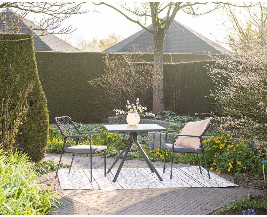 Garden Impressions Dido tuinstoel rope zwart