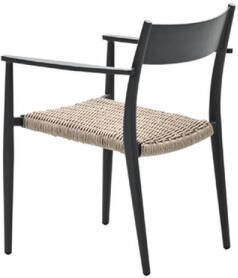 Garden Impressions Richmond dining fauteuil carbon black natural