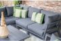 Garden Impressions Sasha hoek loungeset 4-delig aluminium donker grijs antraciet - Thumbnail 2