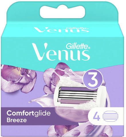 Gillette Venus Comfortglide Breeze Navulmesjes 4 stuks
