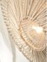 GOOD&MOJO Wandlamp Zanzibar Rotan Wit Ø55cm - Thumbnail 4