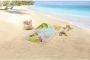 Good Morning Strandlaken Happy Lamas 75x150 poly velours kids nr.10034 multi - Thumbnail 2