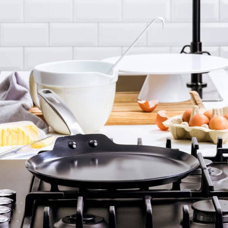 Greenpan Pannenkoekenpan Copenhagen Zwart ø 28 cm Keramische anti-aanbaklaag