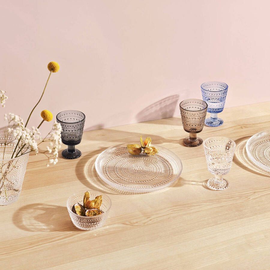 Iittala Glazen Kastehelmi Aqua 260 ml 2 stuks