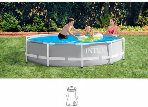 Intex Prism frame zwembad (Ø305x76 cm) met filterpomp