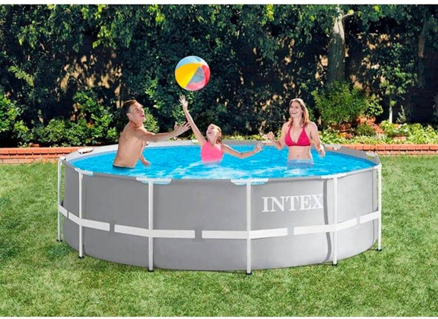Intex Prism Frame zwembad Ø 366x76 cm met filterpomp