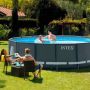 Intex Ultra XTR Frame zwembad 488x122 cm met zandfilterpomp en accessoires - Thumbnail 7